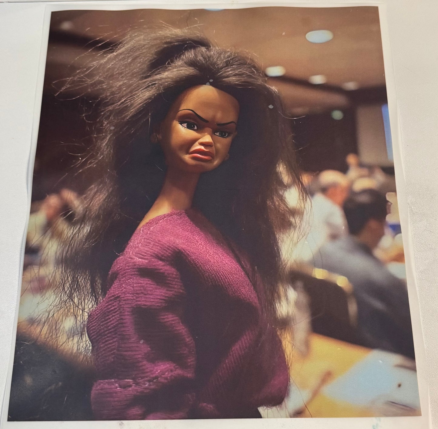 100 purple sweater Barbie