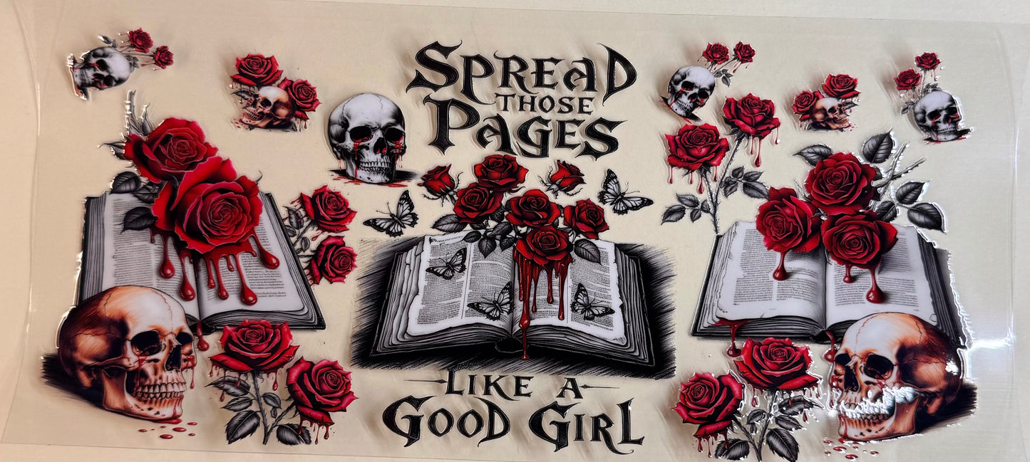 Spread those pages GG