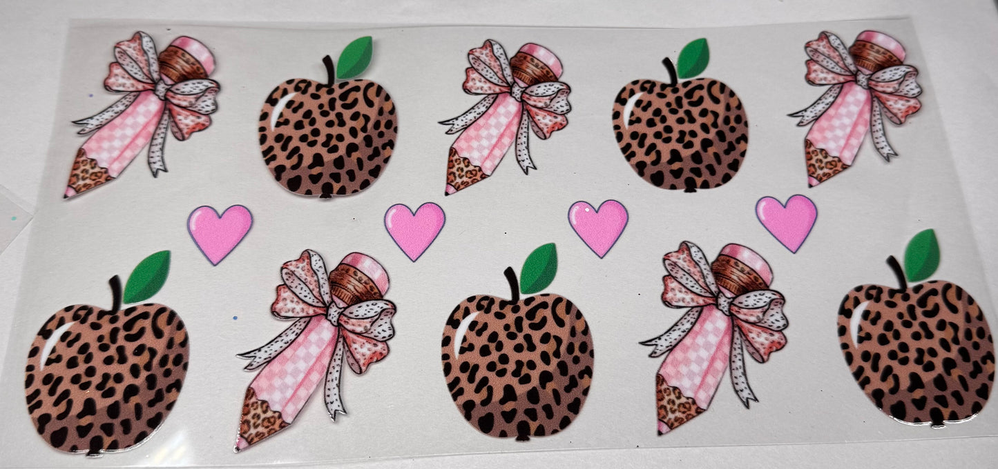 #52 leopard pencil