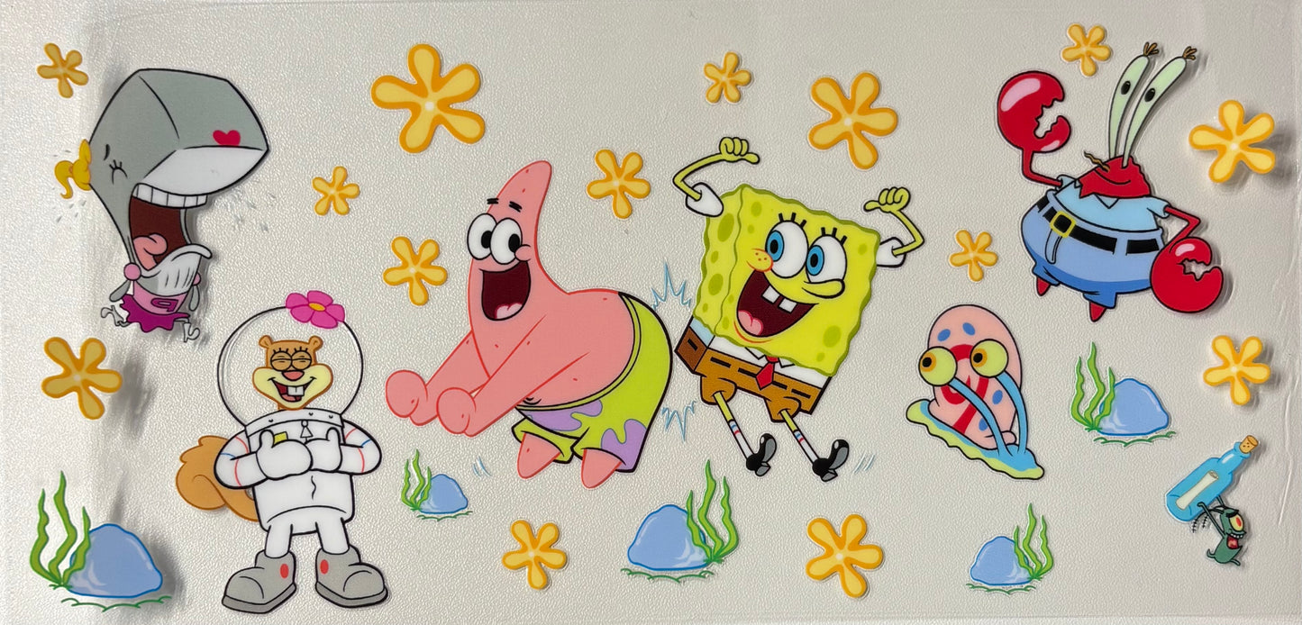 Sponge friends flower