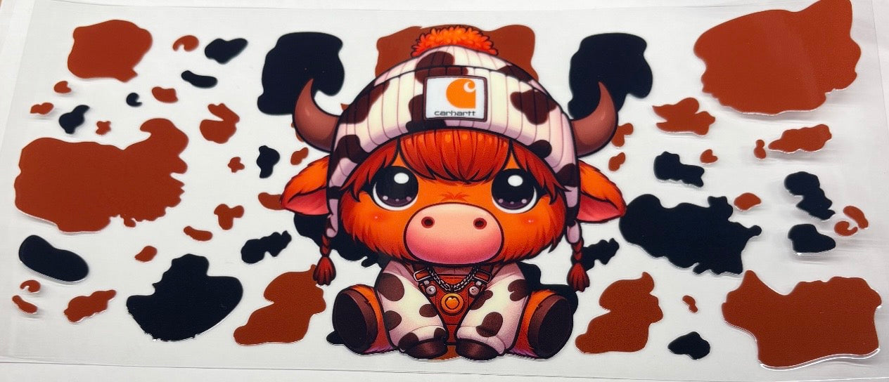 Cow hart beanie 2