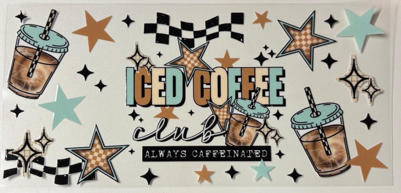 Iced coffee 40oz wrap
