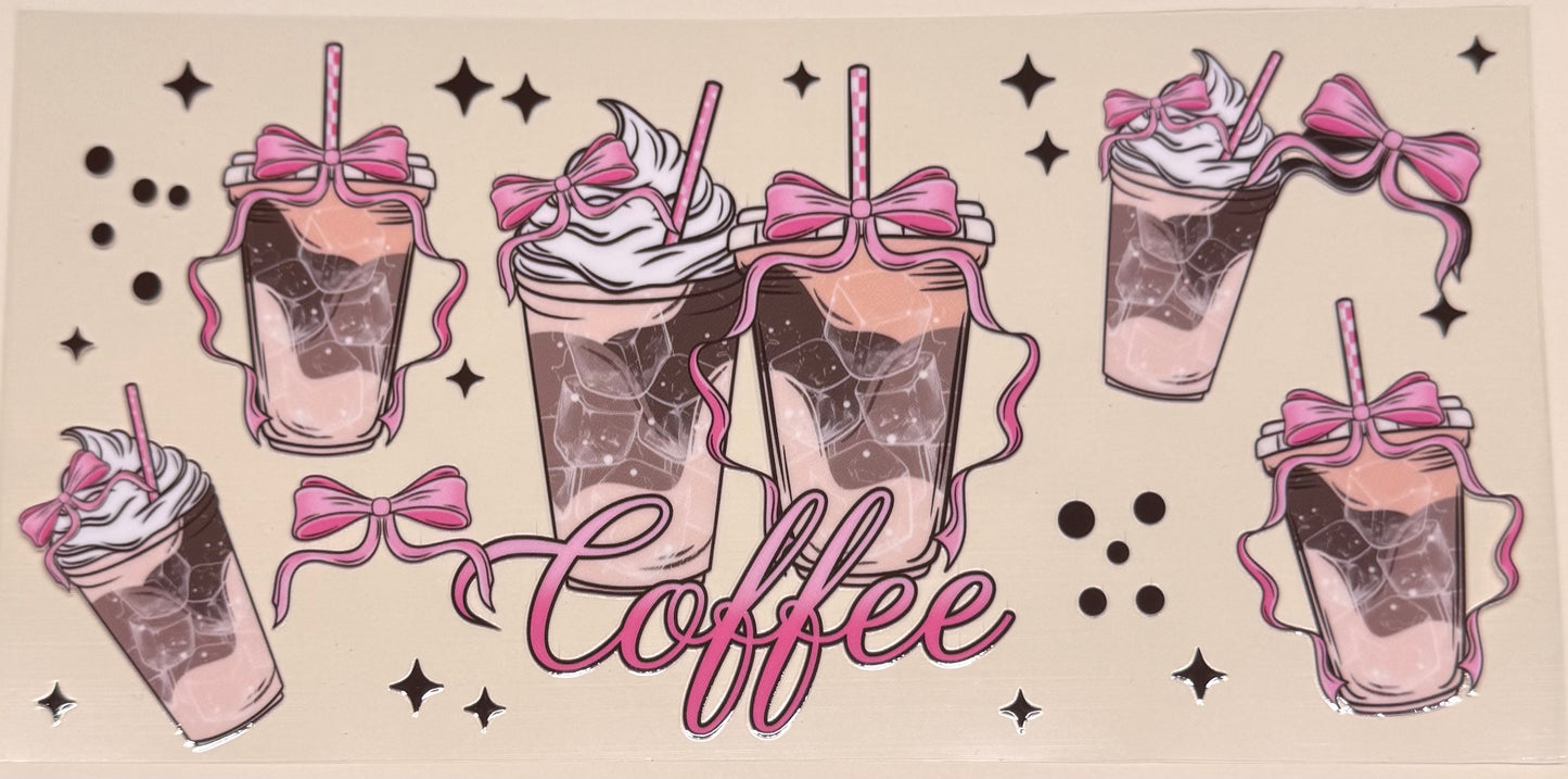Pink coffee