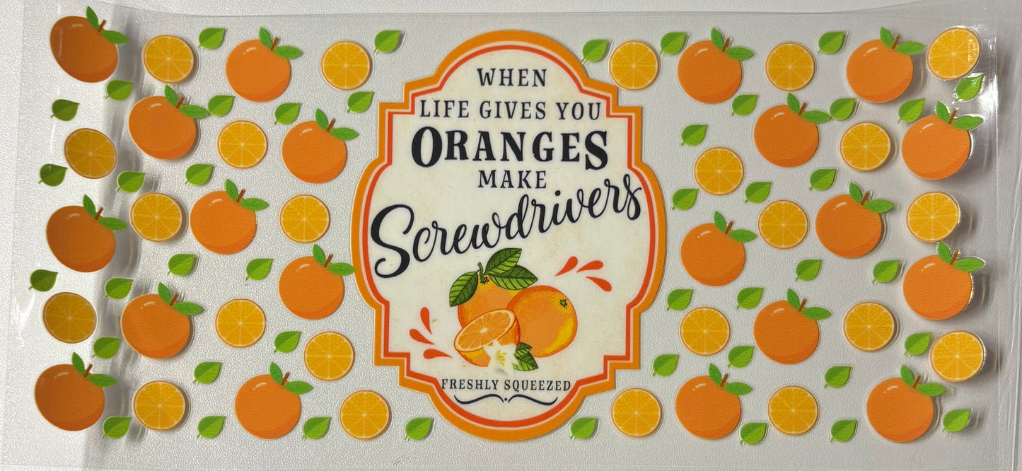 Orange screwdrivers