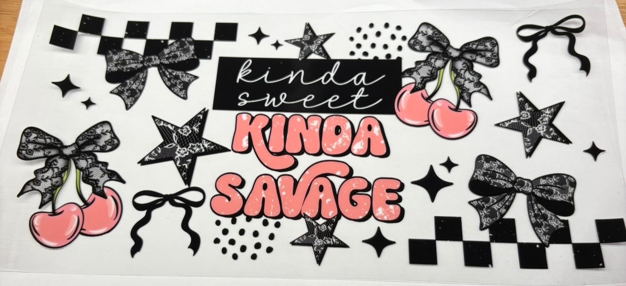 Kinda sweet/ savage