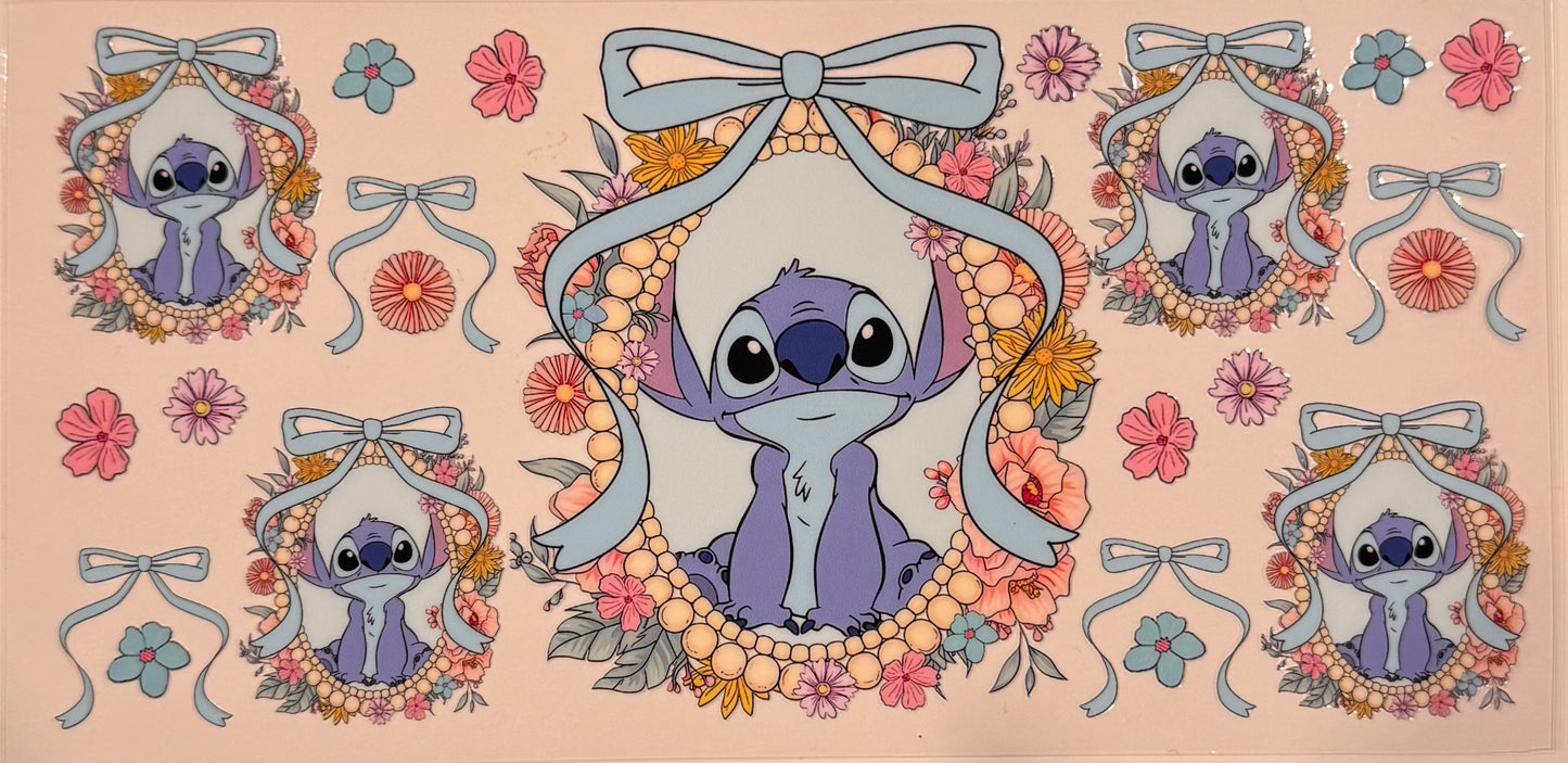 Blue guy cute bows