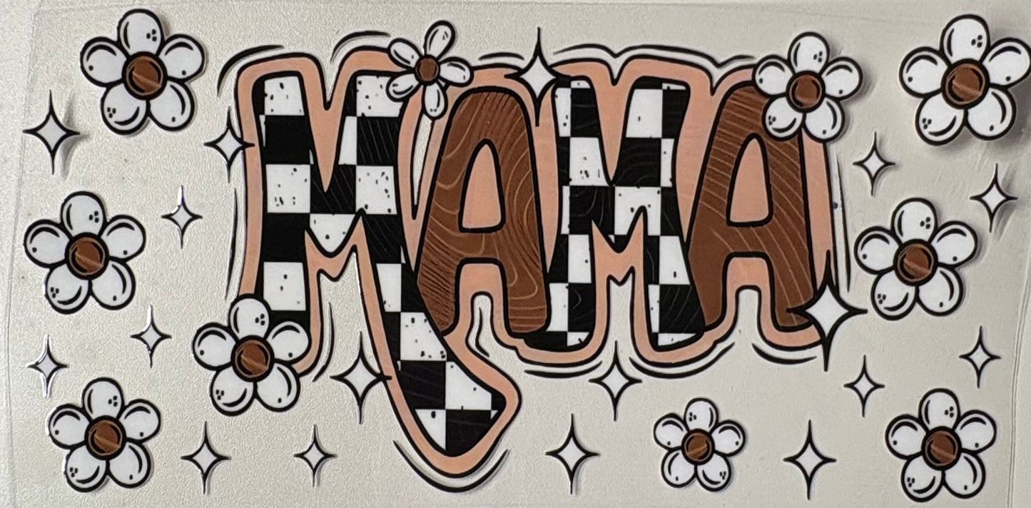 Mama checkered brown