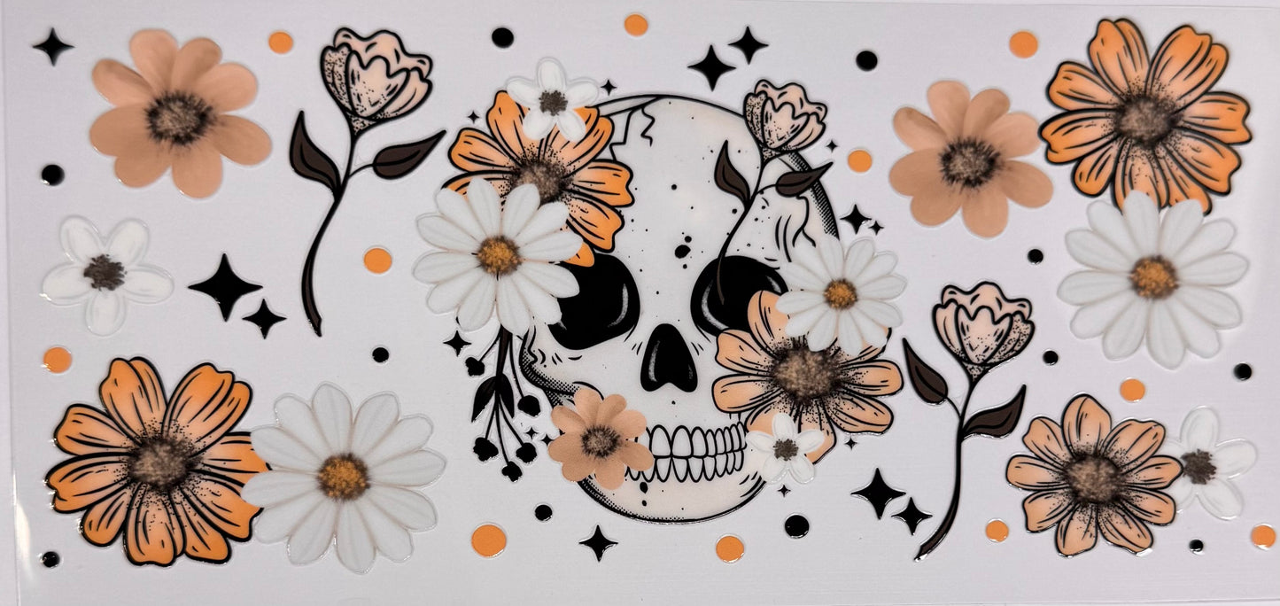 Floral skull