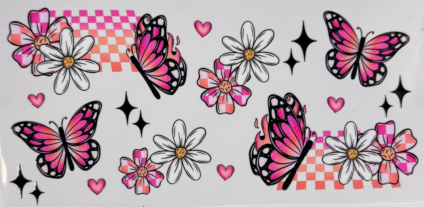 Pink/ orange butterflies