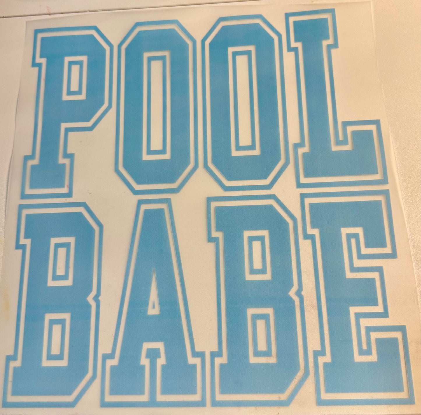 20 pool babe blue