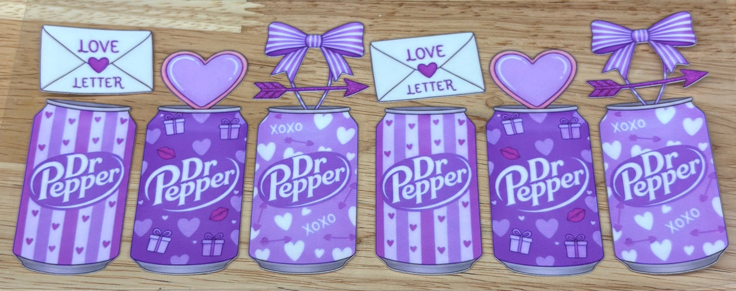 Purple Dr Pepper love letter