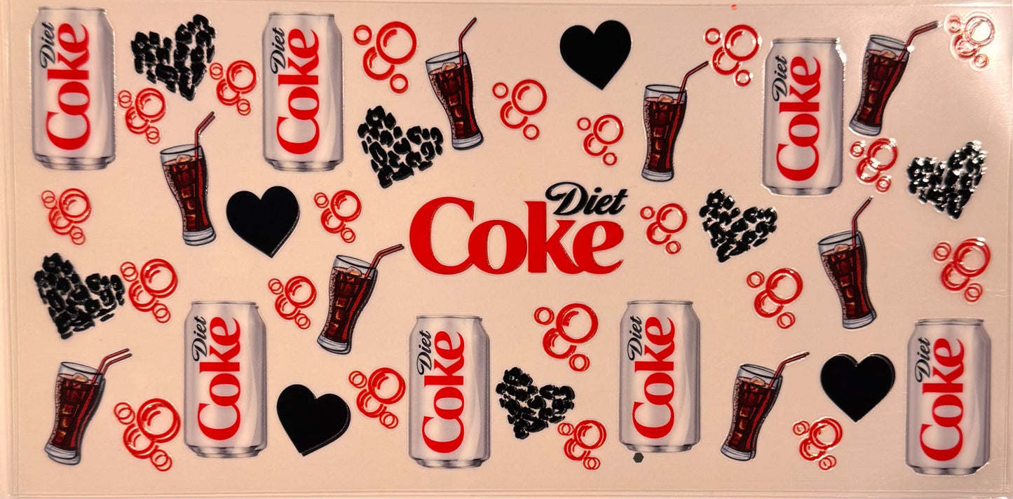 Diet Coke bubbles