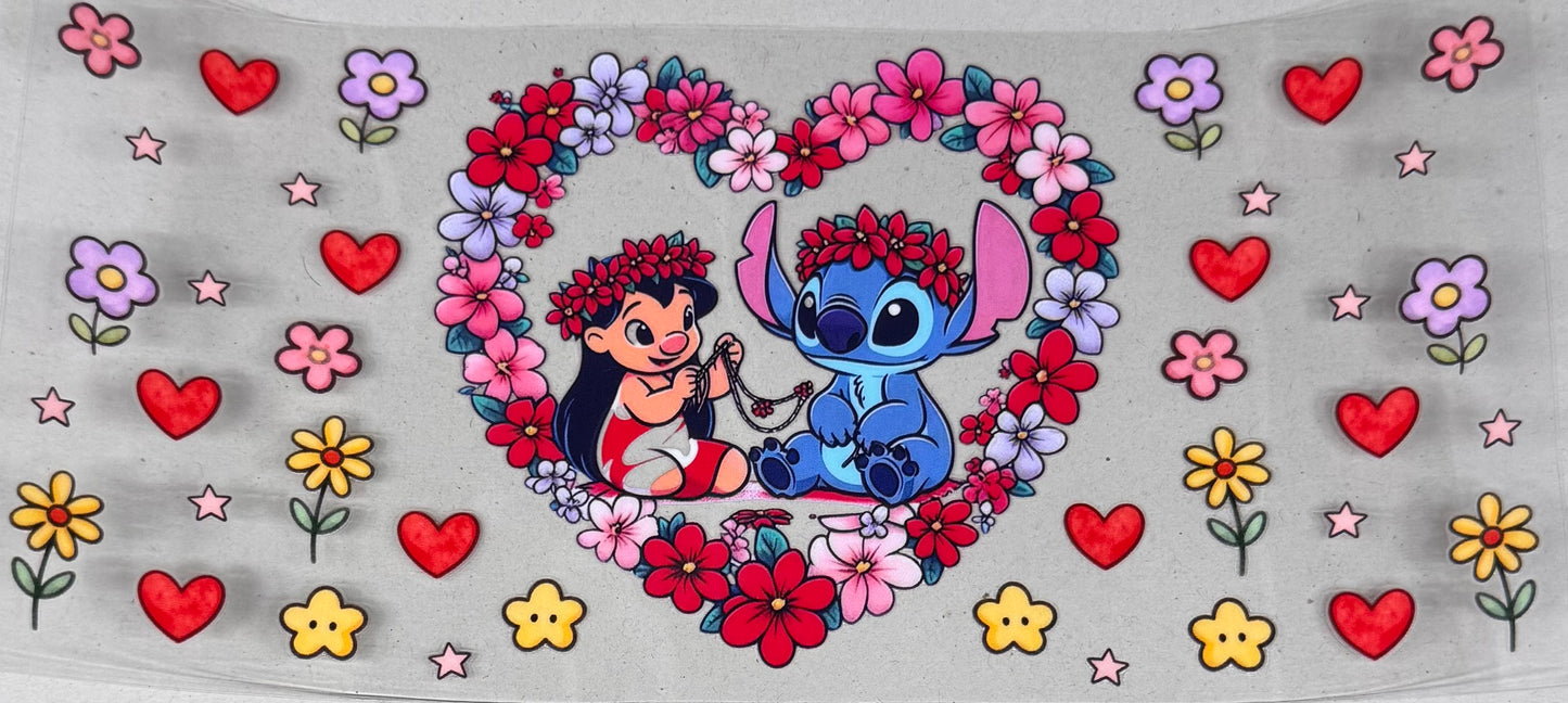 Cute heart blue guy