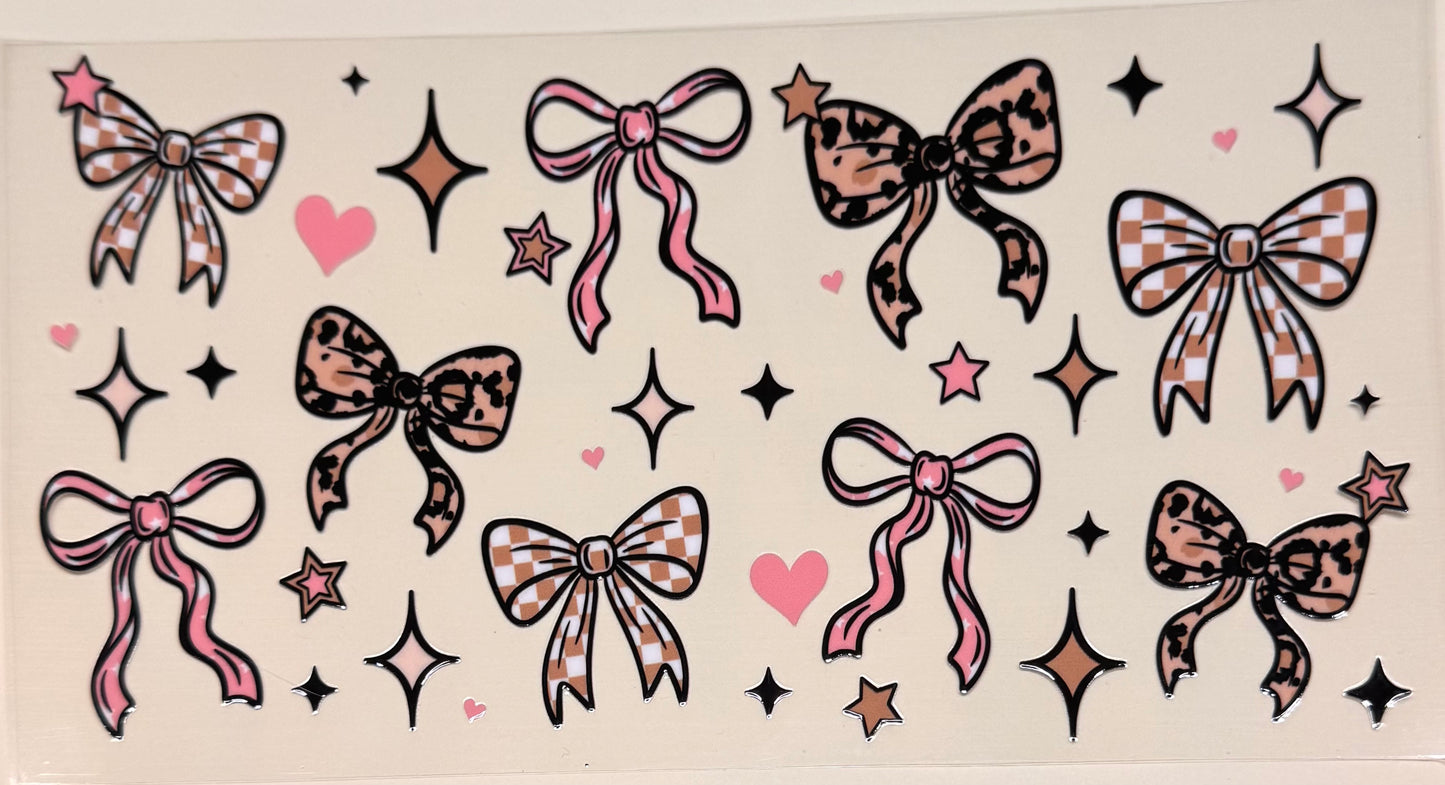 Leopard / Pink bow