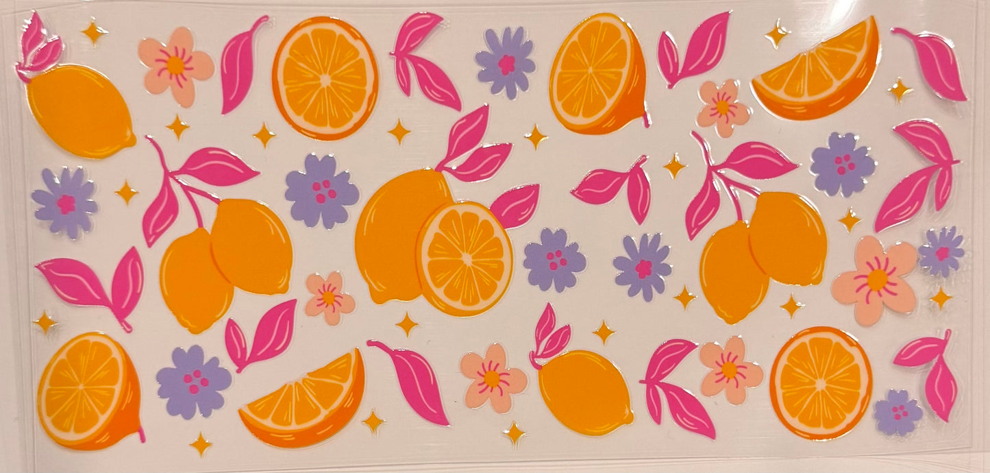 Orange floral