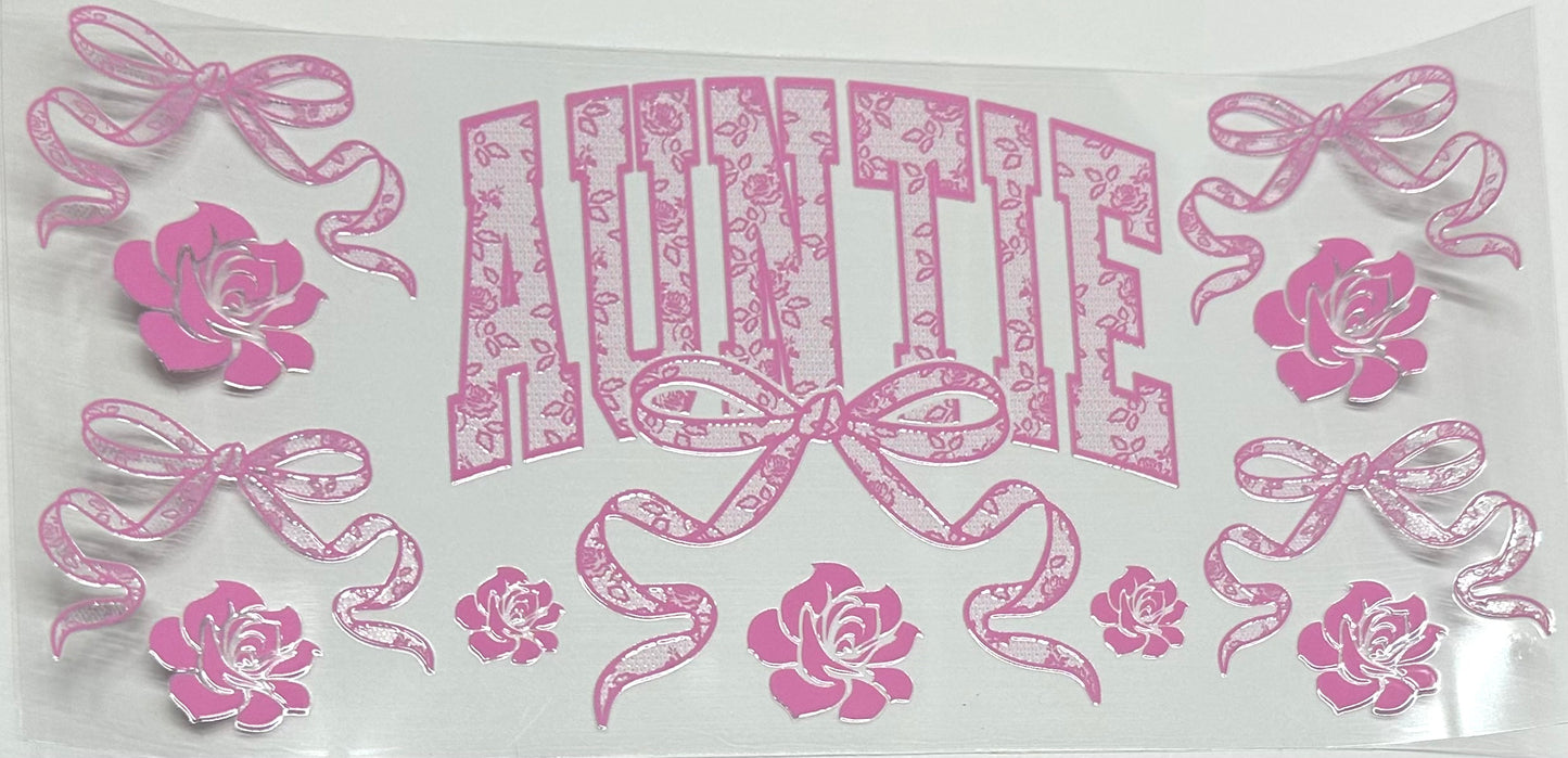 Pink lace auntie