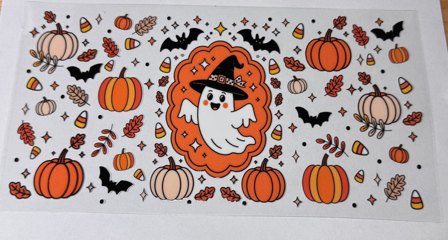 #43 candy corn ghost