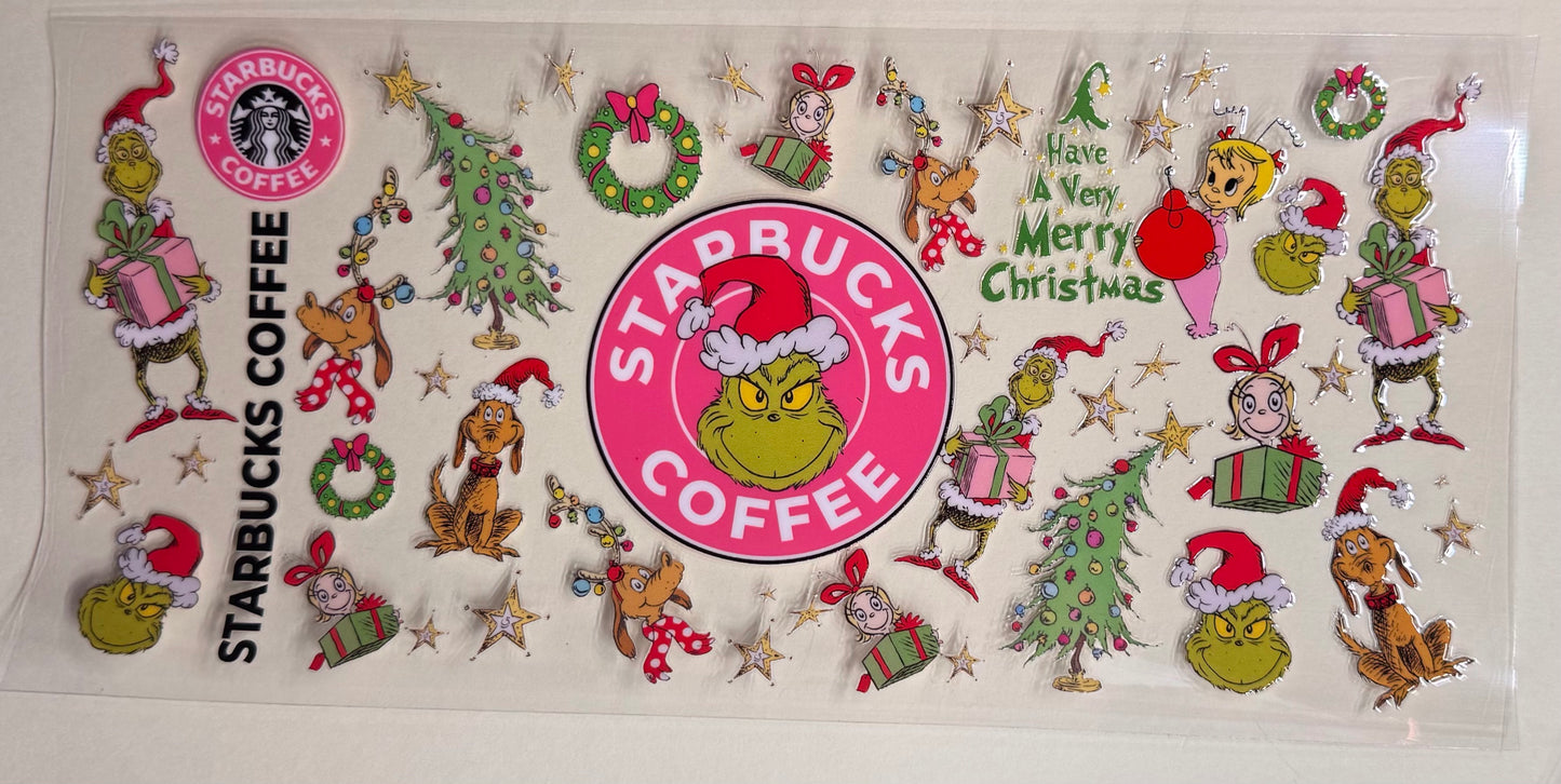 Green man pink coffee 3