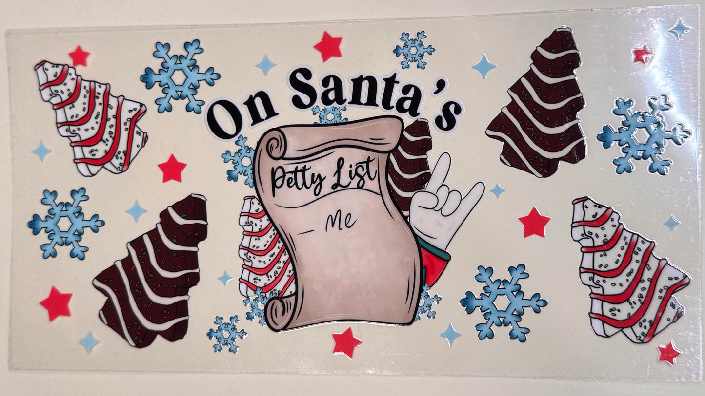 Santa’s petty list