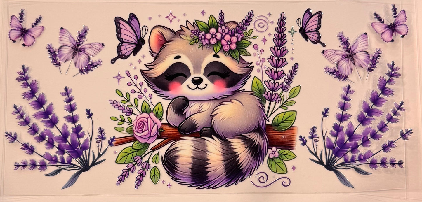 Purple raccoon