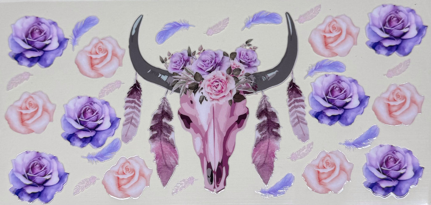 Floral skull