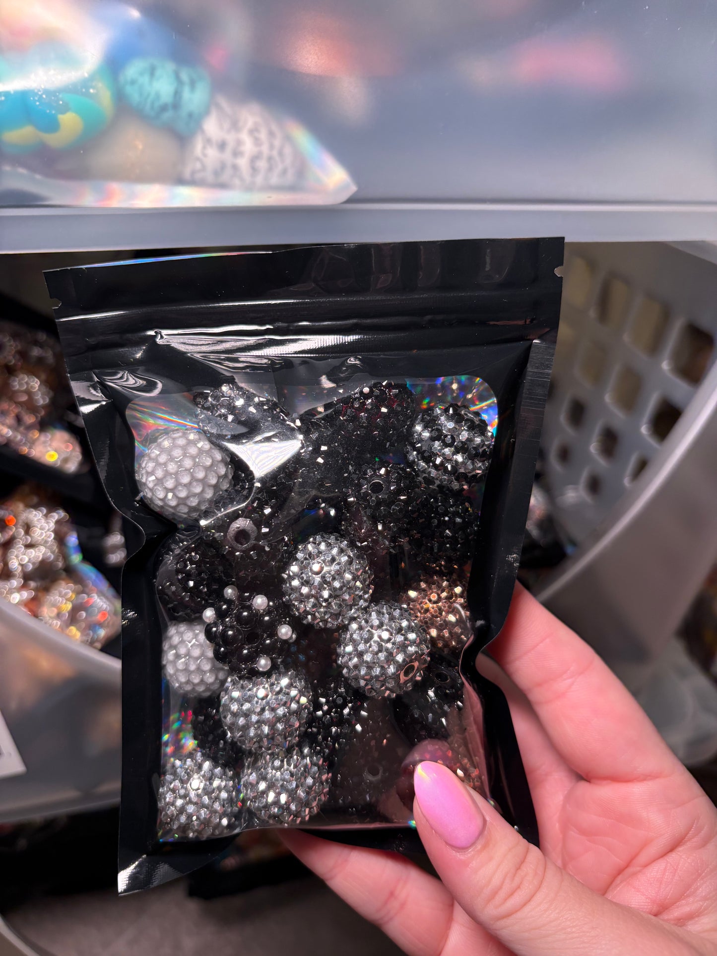 Neutral rhinestone only 20mm