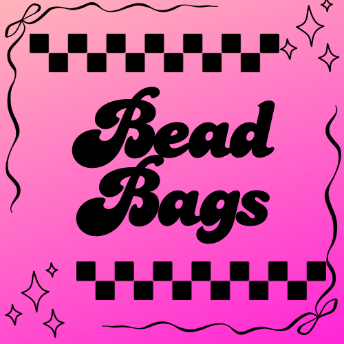 Fancy bead bag