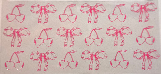 Pink bow cherry