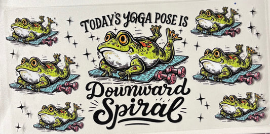 Downward spiral toad