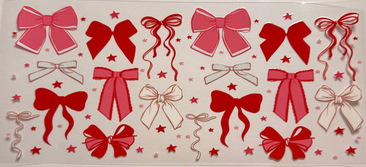 Red,white,pink bows