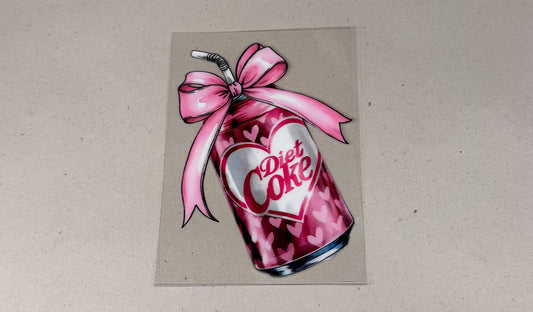 4in Pink Diet Coke