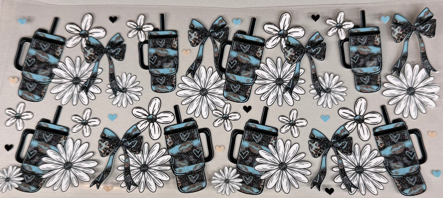 Blue tumblr bow