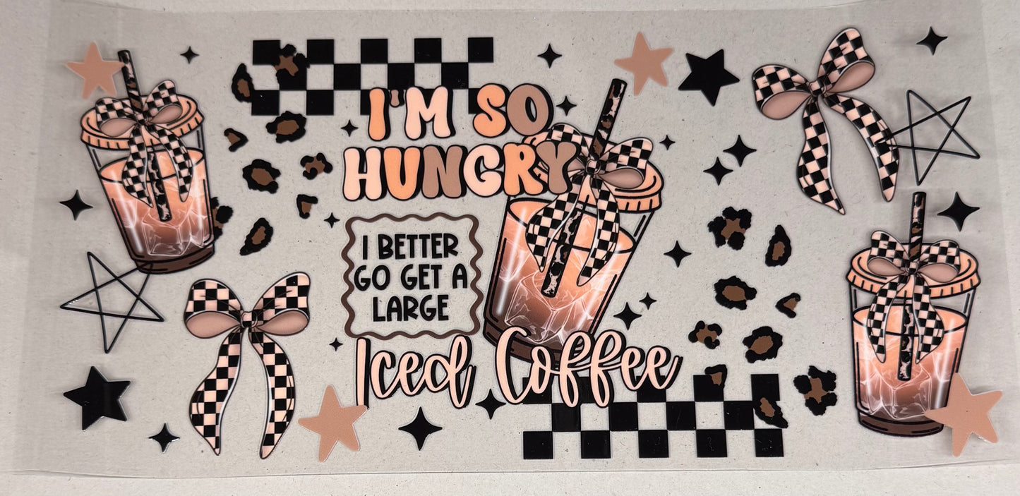 Large iced coffee