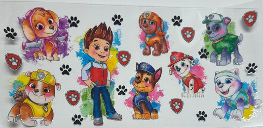 Paw pat watercolor