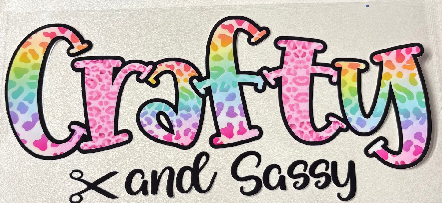 Crafty and sassy
