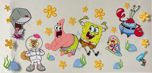 Sponge friends flower