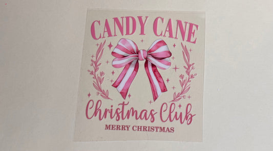 4in pink candy cane
