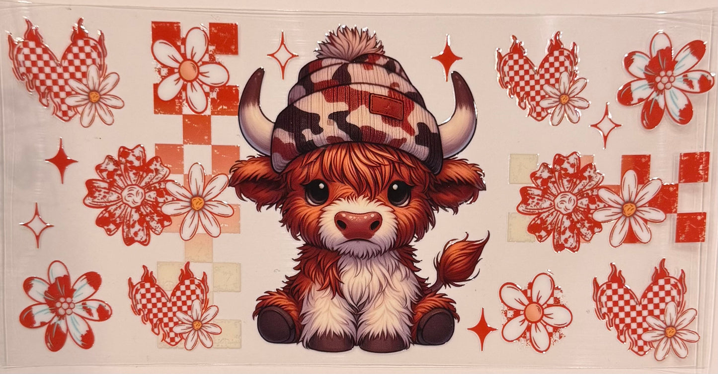 Highland cow beanie