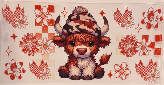 Highland cow beanie