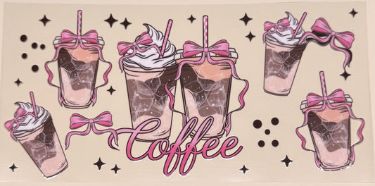 Pink coffee