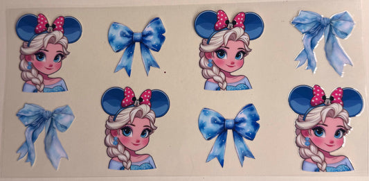 Frozen princess bows