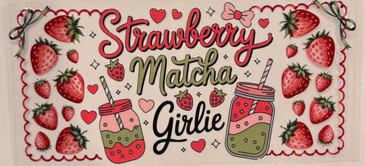 Strawberry matcha
