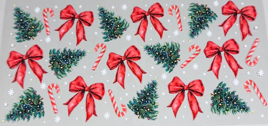 Red bow trees