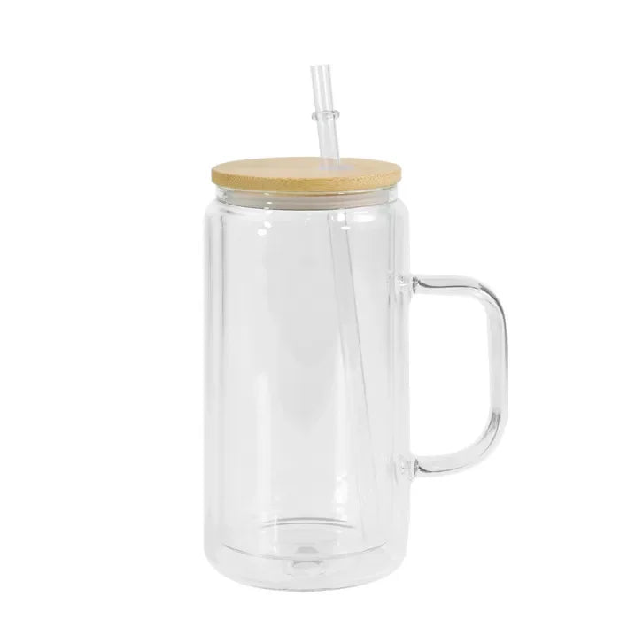 GLASS 16oz with handle