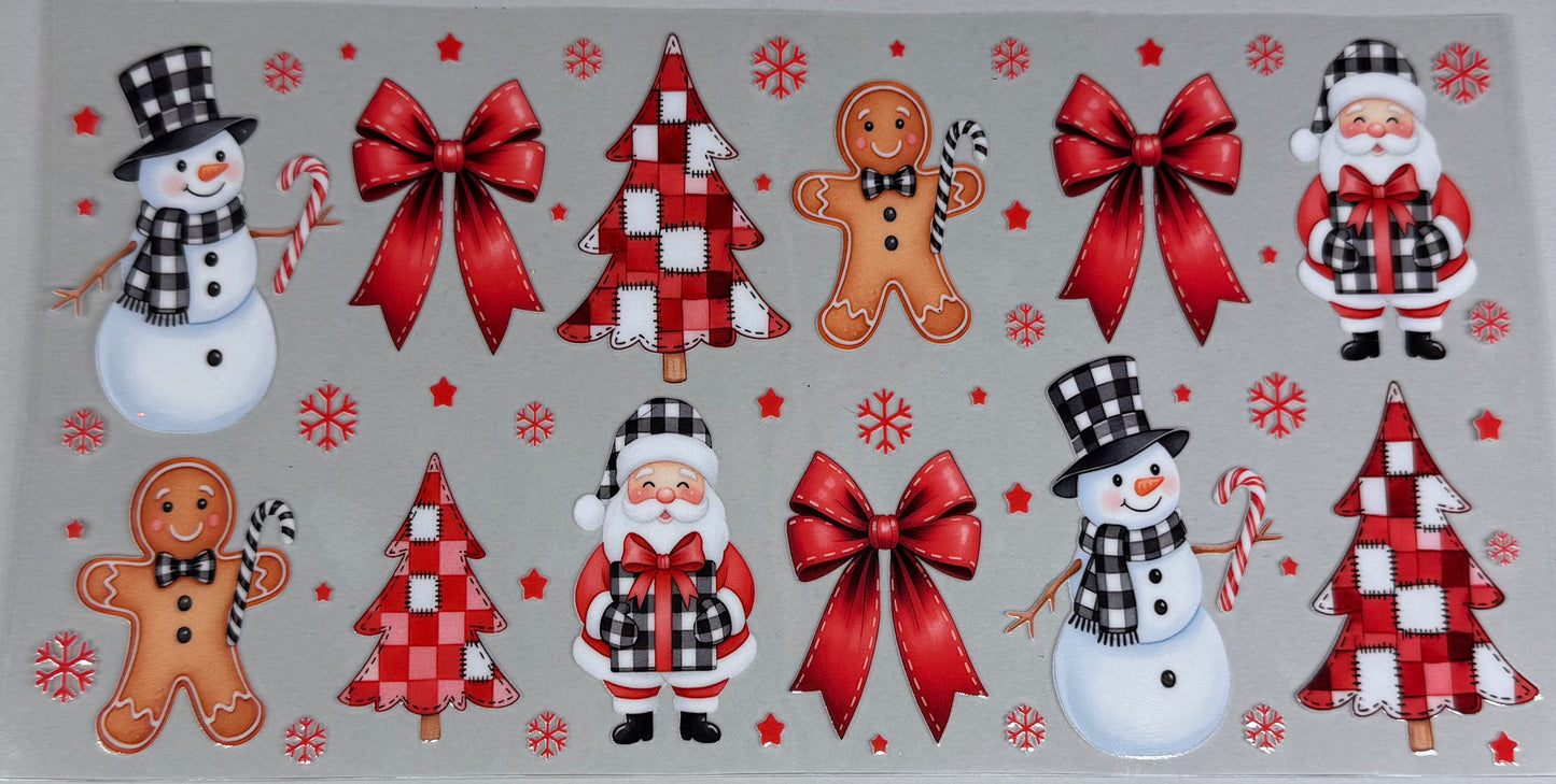 Xmas plaid cute
