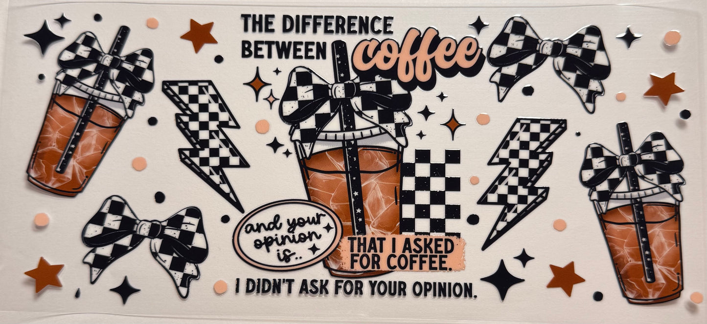 Didn’t ask for opinion