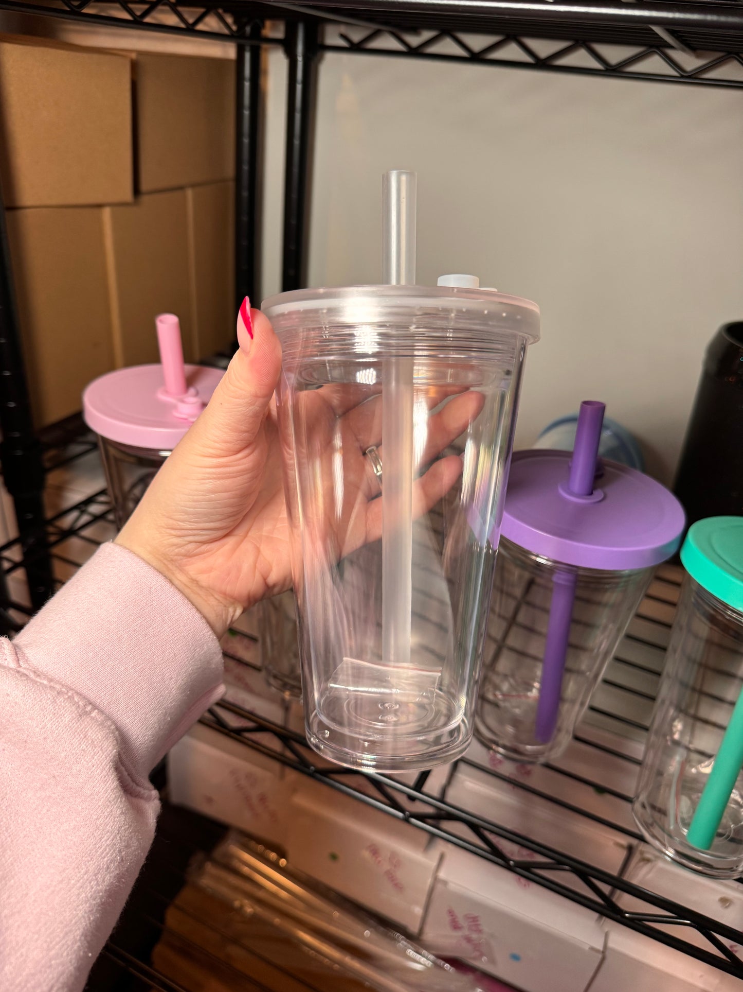 16oz acrylic spill proof