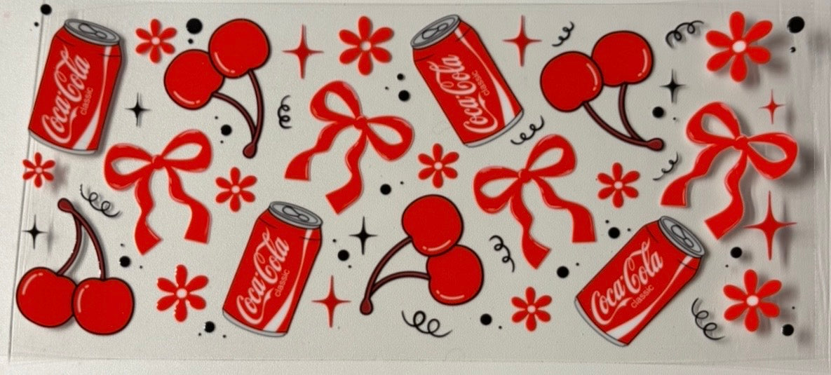 Coke bow and cherries