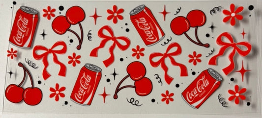 Coke bow and cherries