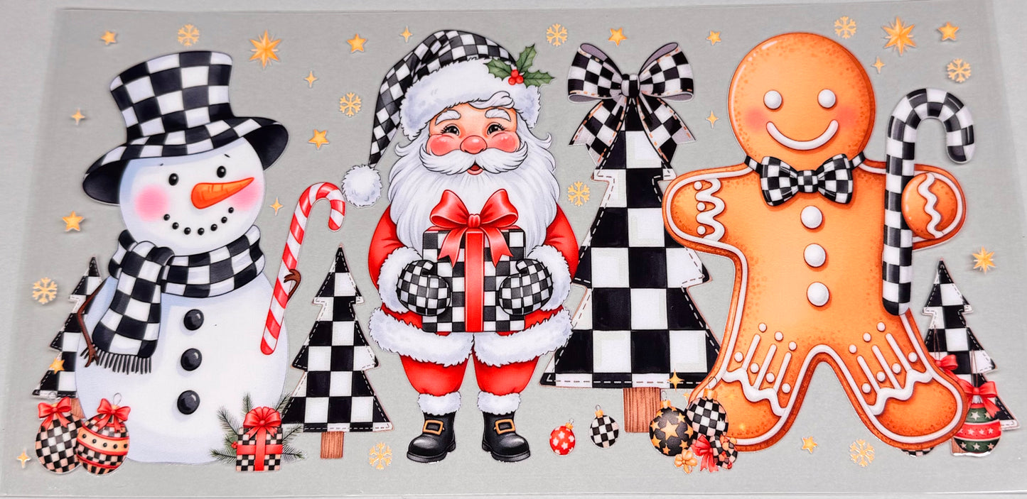 Cute checkered Xmas